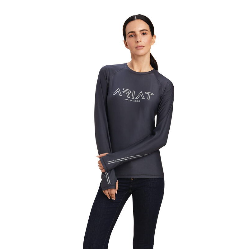 Ariat T-Shirts Damen - Lumina Schwarz ( CYTOB-6821 )